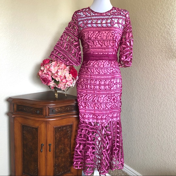 la maison talulah caprice midi dress